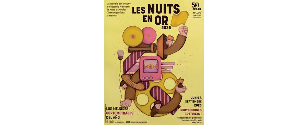 La AMACC, en colaboración con la Academia de Cine de Francia, presenta Les Nuits en Or 2025