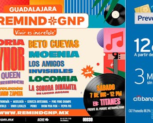 Remind GNP Guadalajara regresa este 2024 con un line up estelar