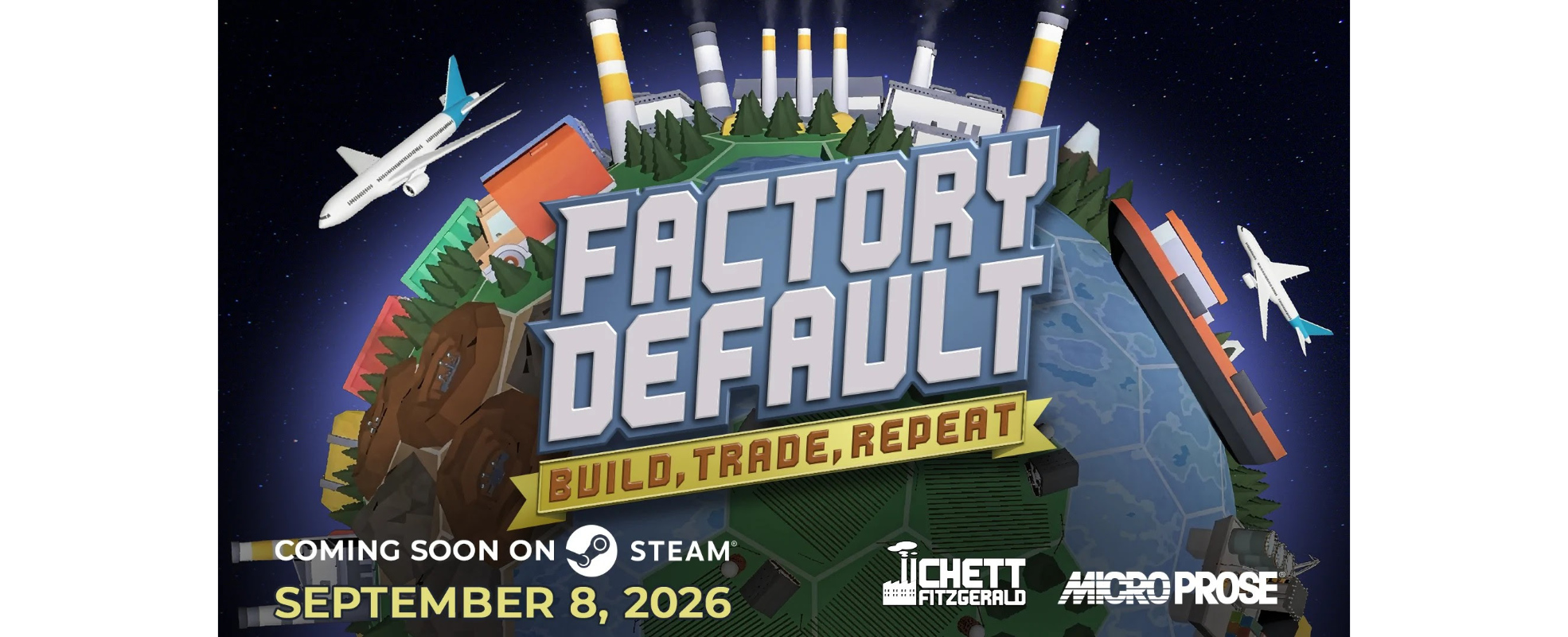 "Factory Default", el simulador de automatización industrial, llegará a PC el 8 de septiembre