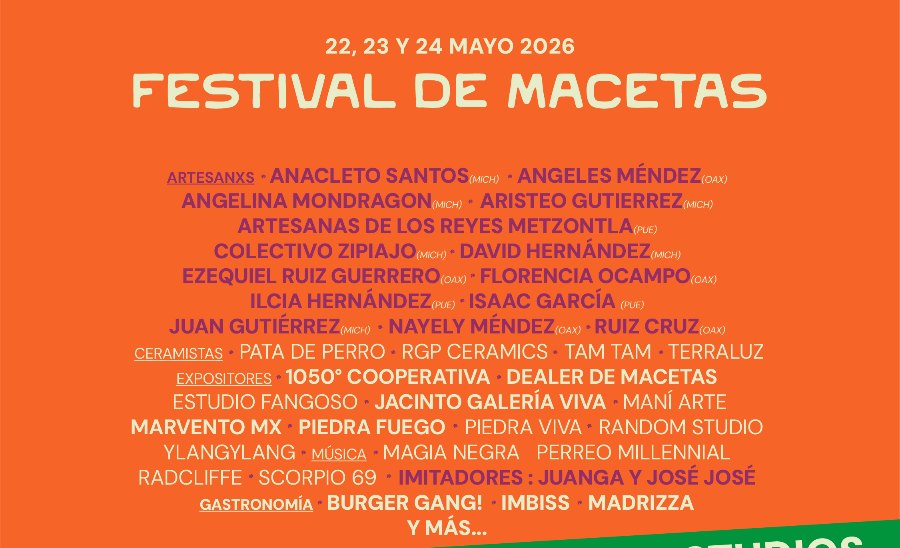 Festival de Macetas 2026: tradición, vanguardia y diseño alrededor de la cerámica contemporánea