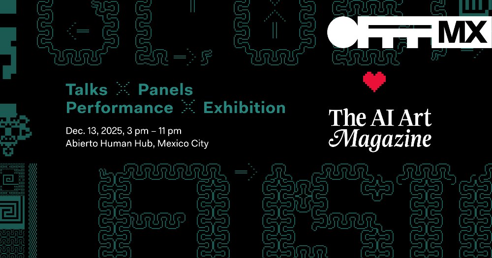 OFFFMX × The AI Art Magazine presentan "Global Fusion_Mexico City" este 13 de diciembre