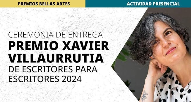 El INBAL entrega el Premio Xavier Villaurrutia a Mónica Nepote