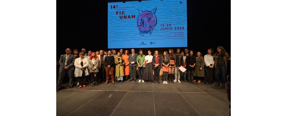 El Festival Internacional de Cine de la UNAM (FICUNAM) anuncia a las y los ganadores de su decimocuarta edición