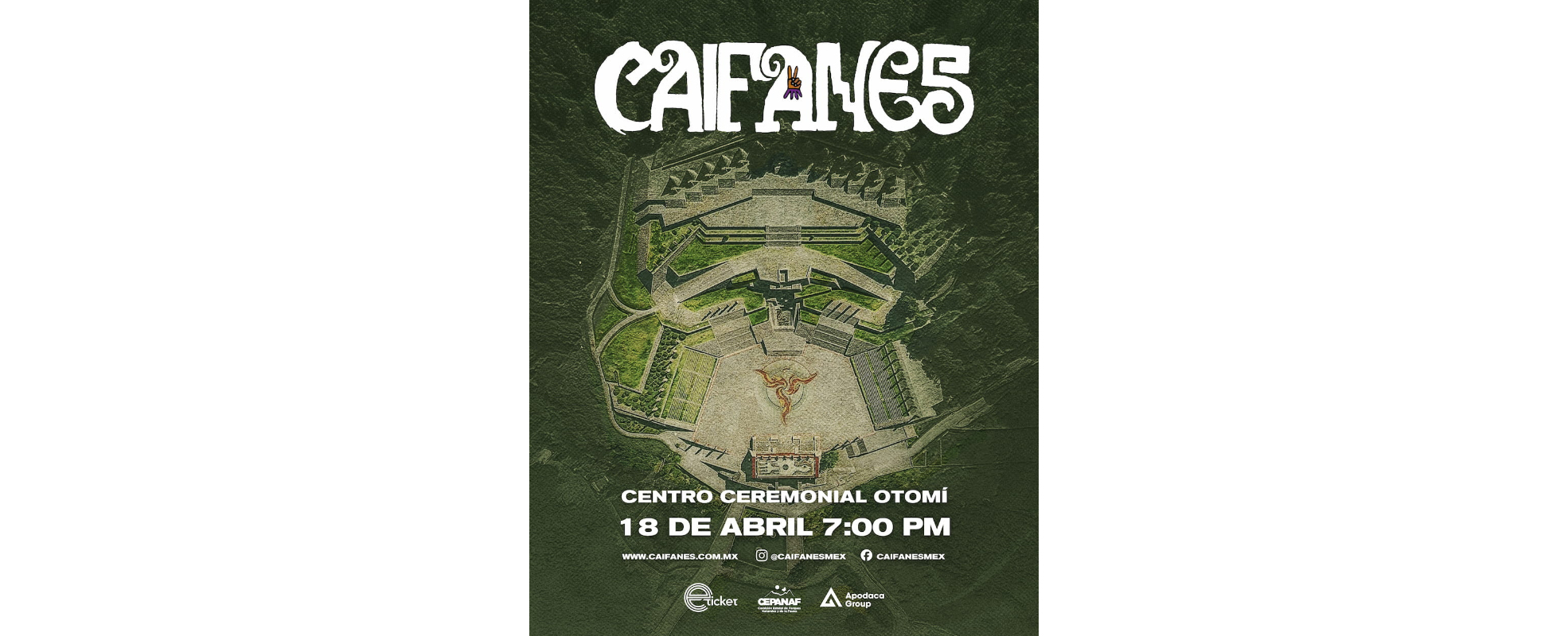 Caifanes hará historia con un concierto en el Centro Ceremonial Otomí