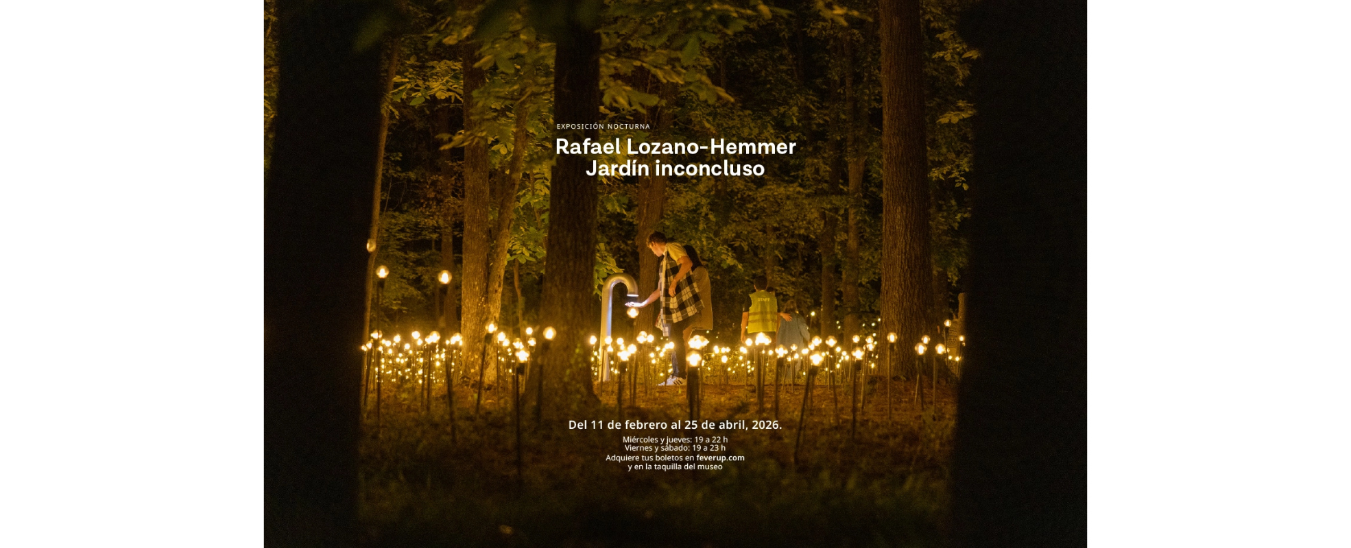 El Museo de Arte Moderno presenta “Rafael Lozano-Hemmer: Jardín Inconcluso”, exposición nocturna del artista mexicano-canadiense