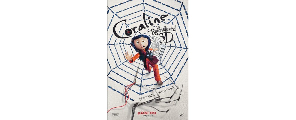 El clásico animado moderno "Coraline" regresa a la pantalla grande remasterizado en 3D
