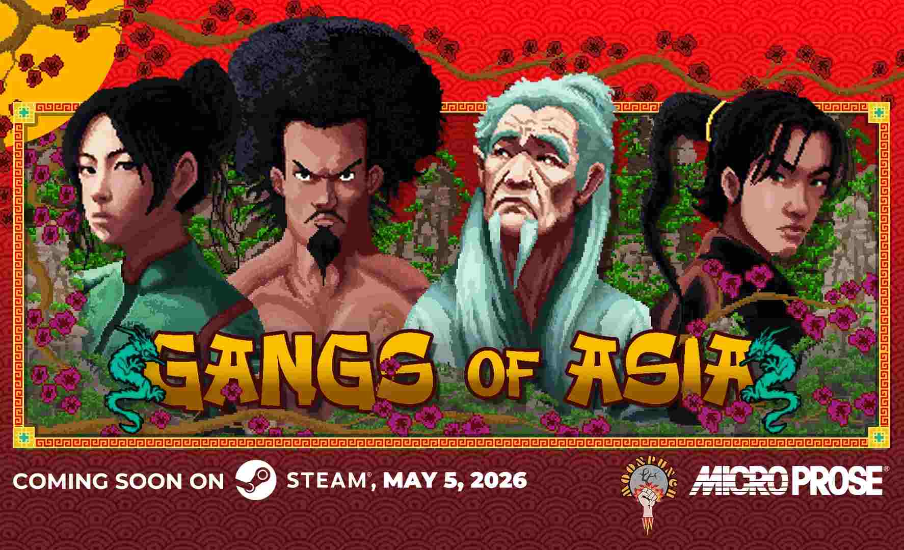 "Gangs of Asia" se lanza el 5 de mayo en Steam