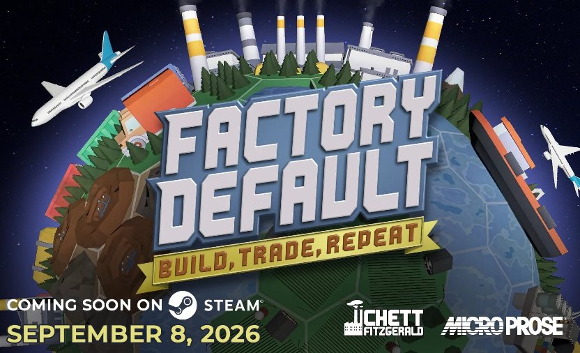 "Factory Default", el simulador de automatización industrial, llegará a PC el 8 de septiembre