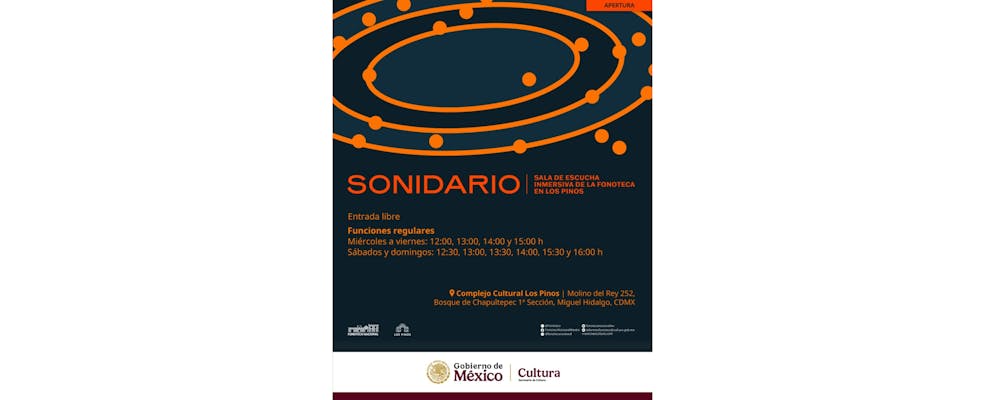 Abre al público “Sonidario”, nueva sala de escucha inmersiva de la Fonoteca Nacional en Los Pinos