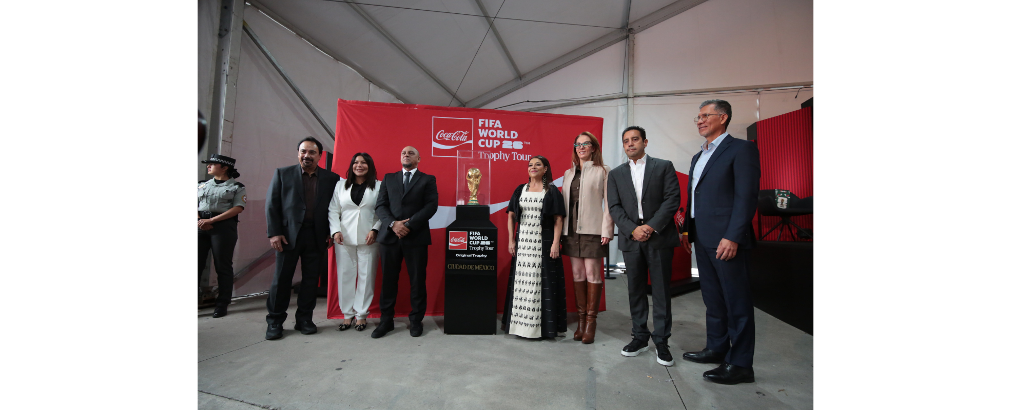 El Tour del Trofeo de la Copa Mundial de la FIFA 2026 llegó a la Ciudad de México