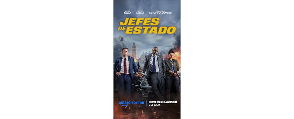 La nueva película de comedia y acción "Jefes de Estado" ya está disponible en Prime Video