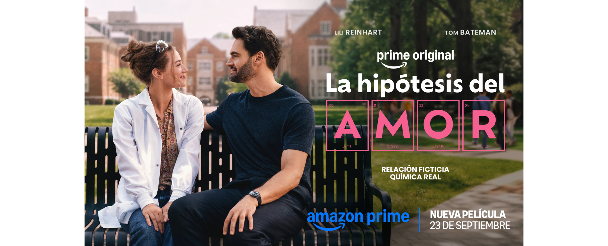 “La hipótesis del amor”, con Lili Reinhart y Tom Bateman, presenta su tráiler