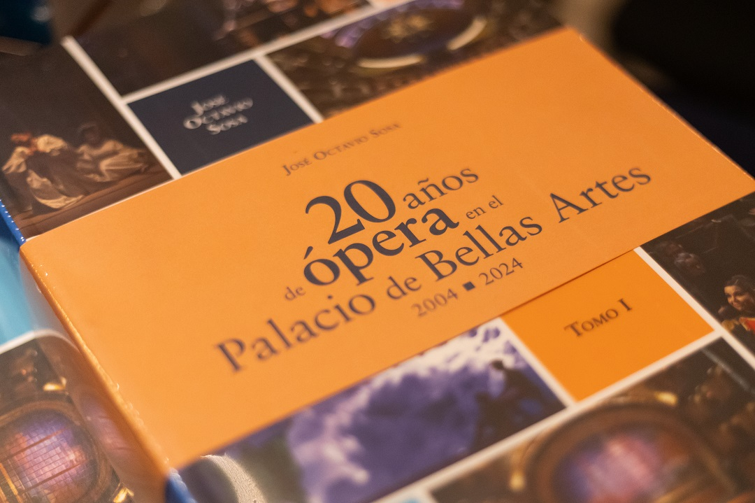 Se presenta “Veinte años de ópera en el Palacio de Bellas Artes (2004–2024)”, memoria viva del género lírico en México