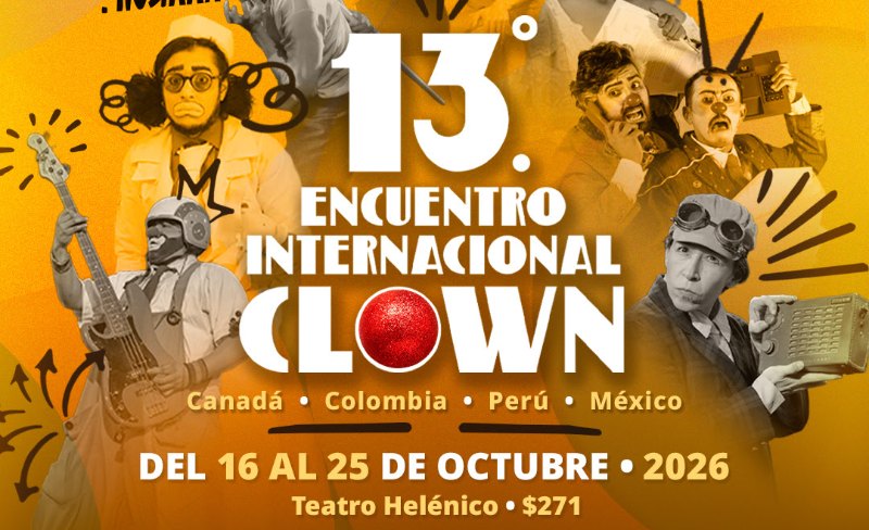 El 13.º Encuentro Internacional de Clown llega al Centro Cultural Helénico con ocho propuestas escénicas