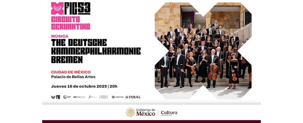 El Circuito Cervantino presenta The Deutsche Kammerphilharmonie Bremen en el Palacio de Bellas Artes