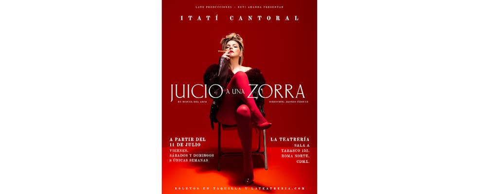 Itatí Cantoral estrena "Juicio a una zorra", un poderoso monólogo que reivindica a Helena de Troya