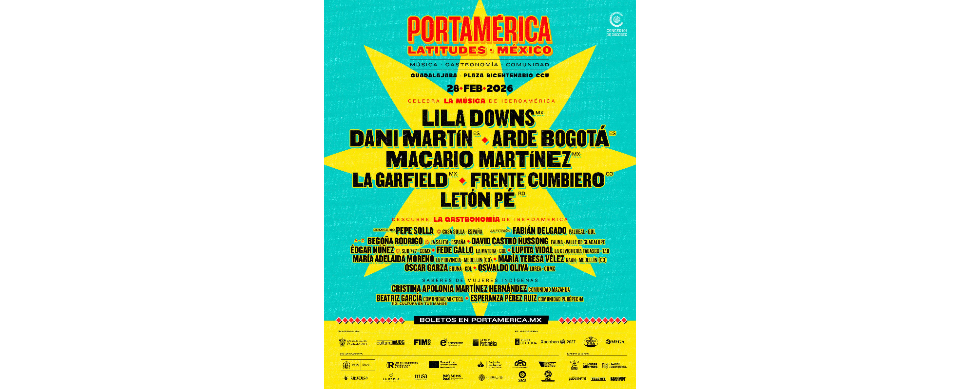 PortAmérica Latitudes 2026 anuncia sus últimas incorporaciones gastronómicas