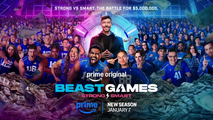 Prime Video lanza el tráiler de la segunda temporada de "Beast Games" y revela un épico crossover con "Survivor"