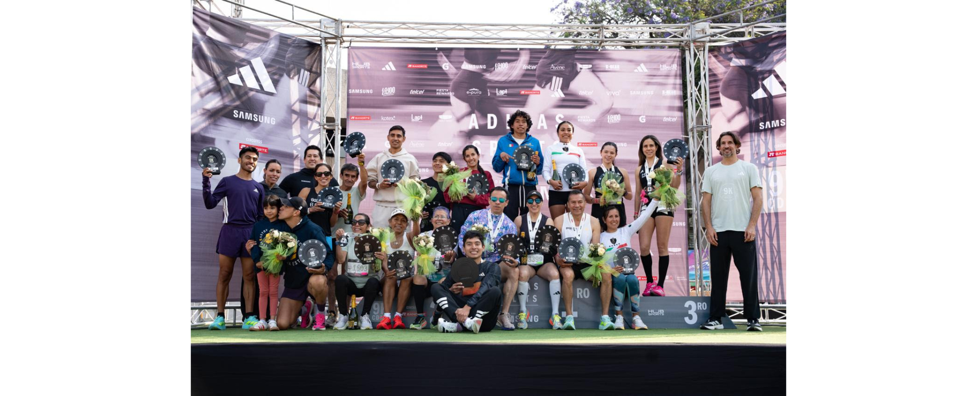 Con 8 mil corredores el adidas Split 9K CDMX dio inicio al serial más importante del país