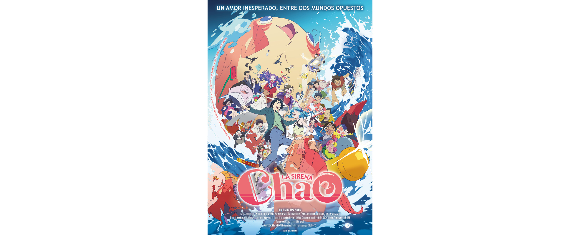 La comedia romántica animada “ChaO: la Sirena” de Yasuhiro Aoki llegará pronto a cines mexicanos
