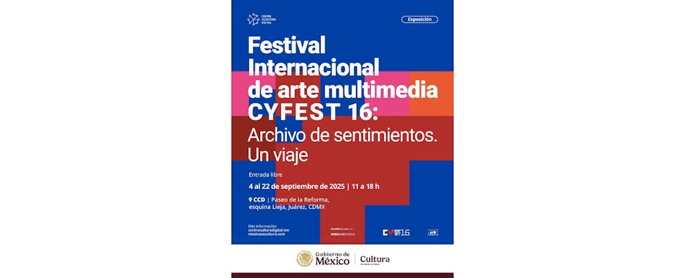 El CCD recibe al 16 Festival Internacional de Arte Multimedia CYFEST