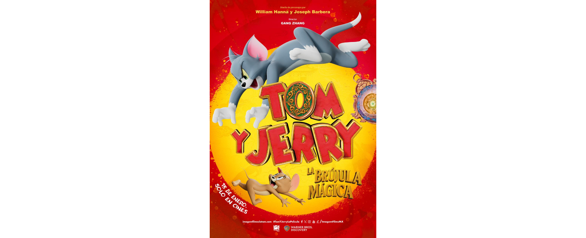 Viaja en el tiempo con el nuevo tráiler de "Tom y Jerry: La Brújula Mágica"
