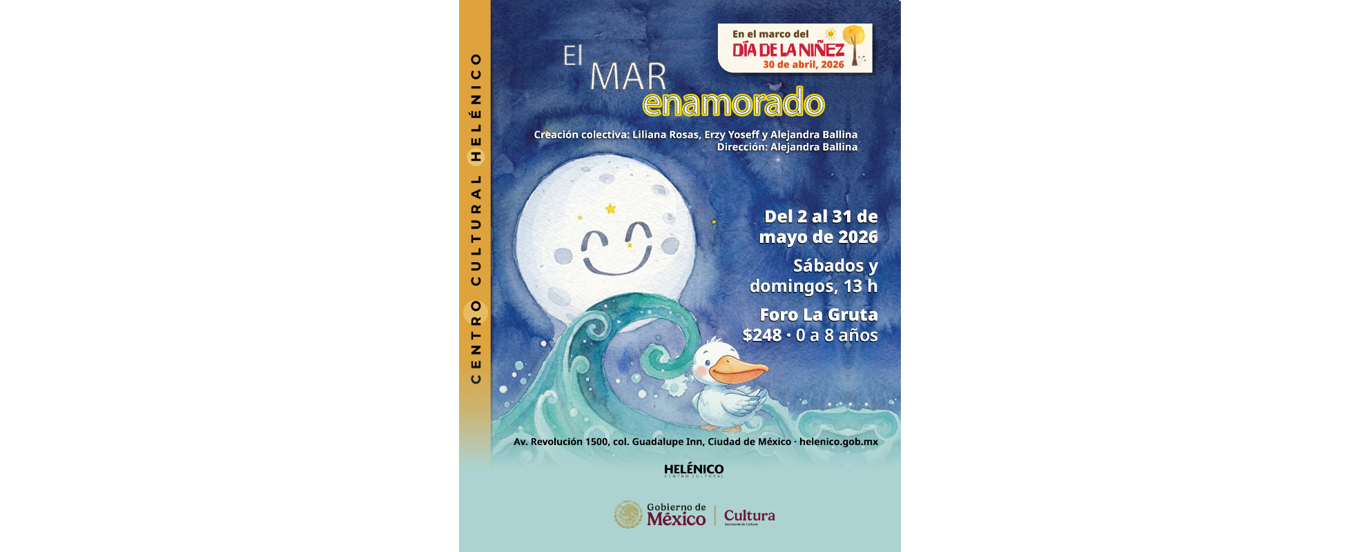 "El mar enamorado": una travesía sensorial para la primera infancia llega al Foro La Gruta