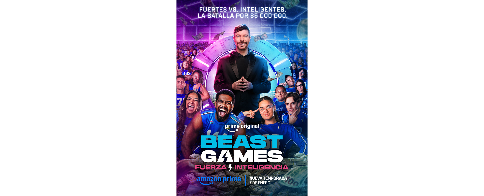 Prime Video ofrecerá una experiencia de visualización personalizada y exclusiva de la segunda temporada de "Beast Games Temporada 2"
