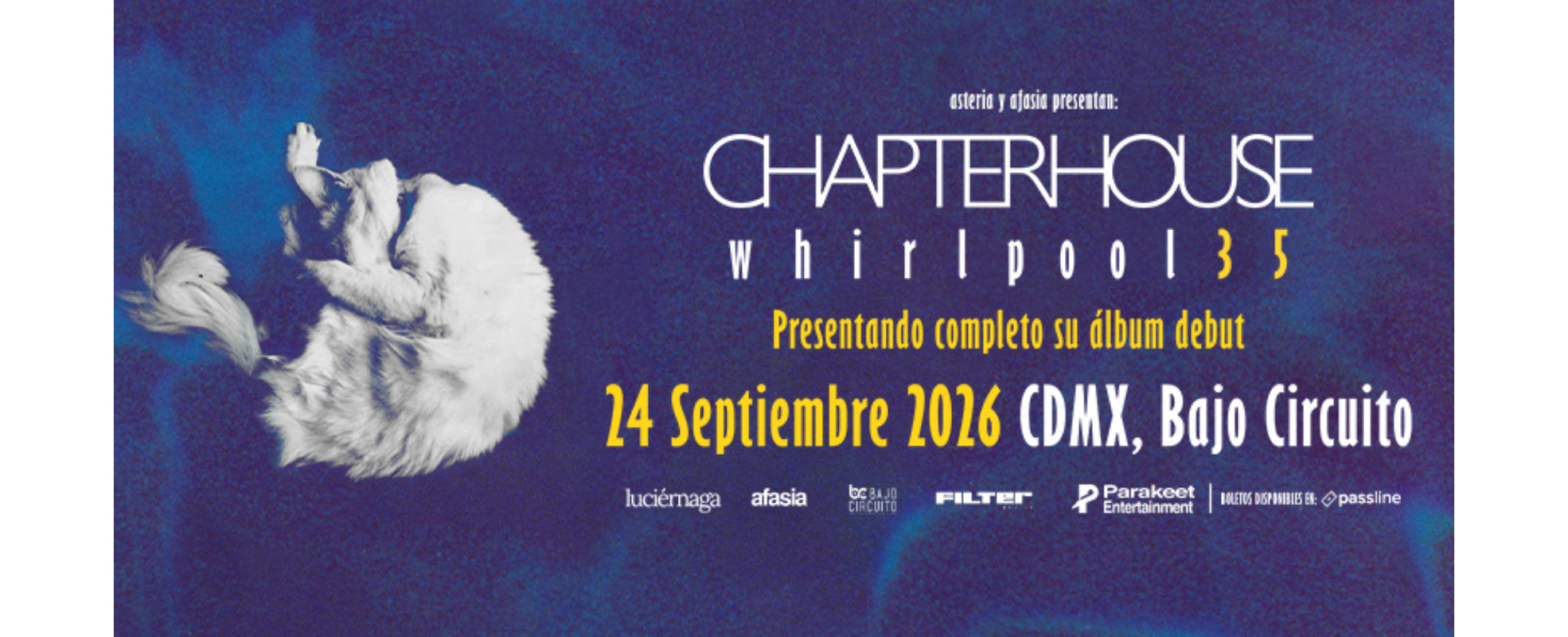 Chapterhouse visitará México por primera vez para celebrar los 35 años de "Whirlpool"