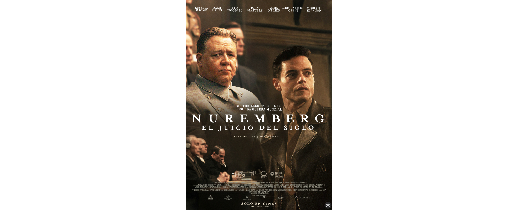 "Núremberg: el juicio del siglo" presenta su tráiler y póster oficial