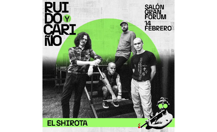 El Shirota, un talento subversivo, en Ruido y Cariño este 14 de febrero en la Ciudad de México
