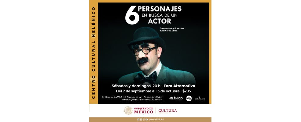 "Seis personajes en busca de un actor", una humorística reflexión entre lo real y lo ficticio