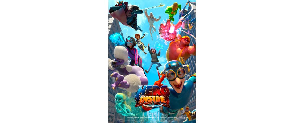 Los superhéroes invaden la realidad en "Hero Inside"