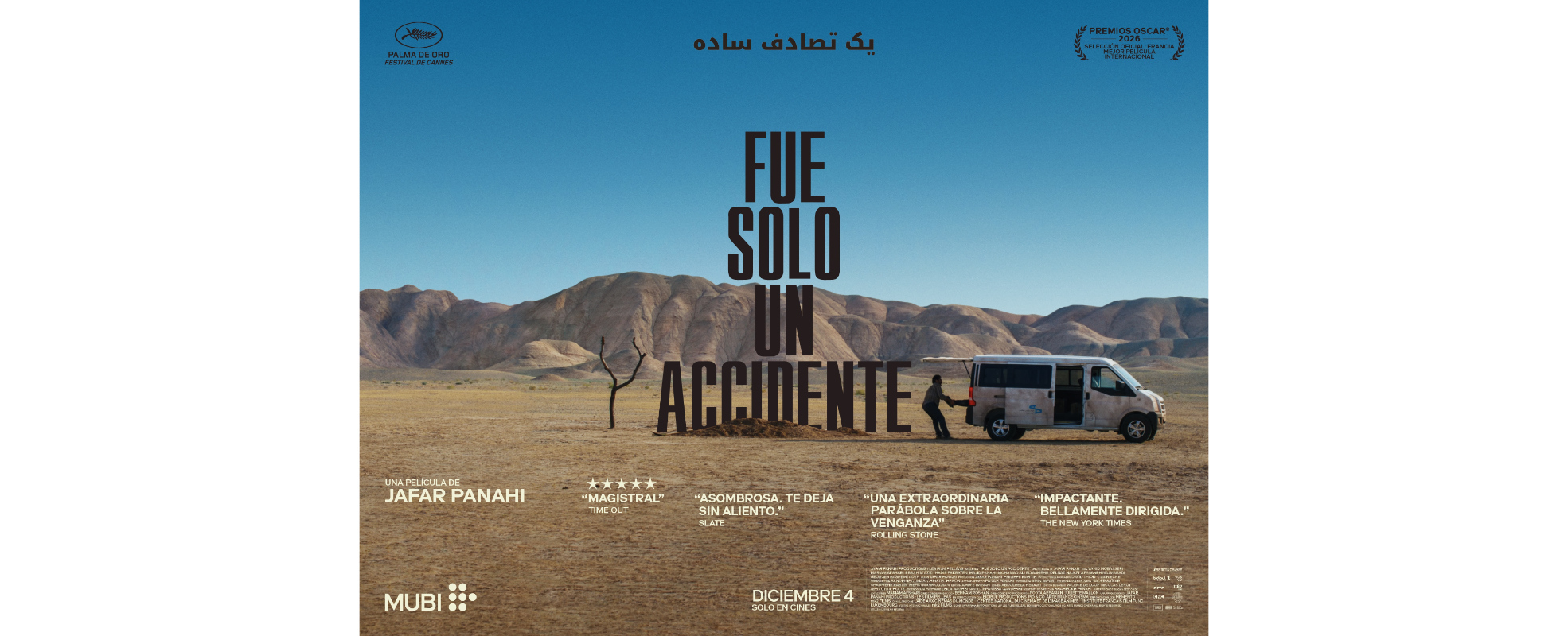 La ganadora de la Palma de Oro en Cannes 2025, “Fue solo un accidente” estrena en cines esta semana