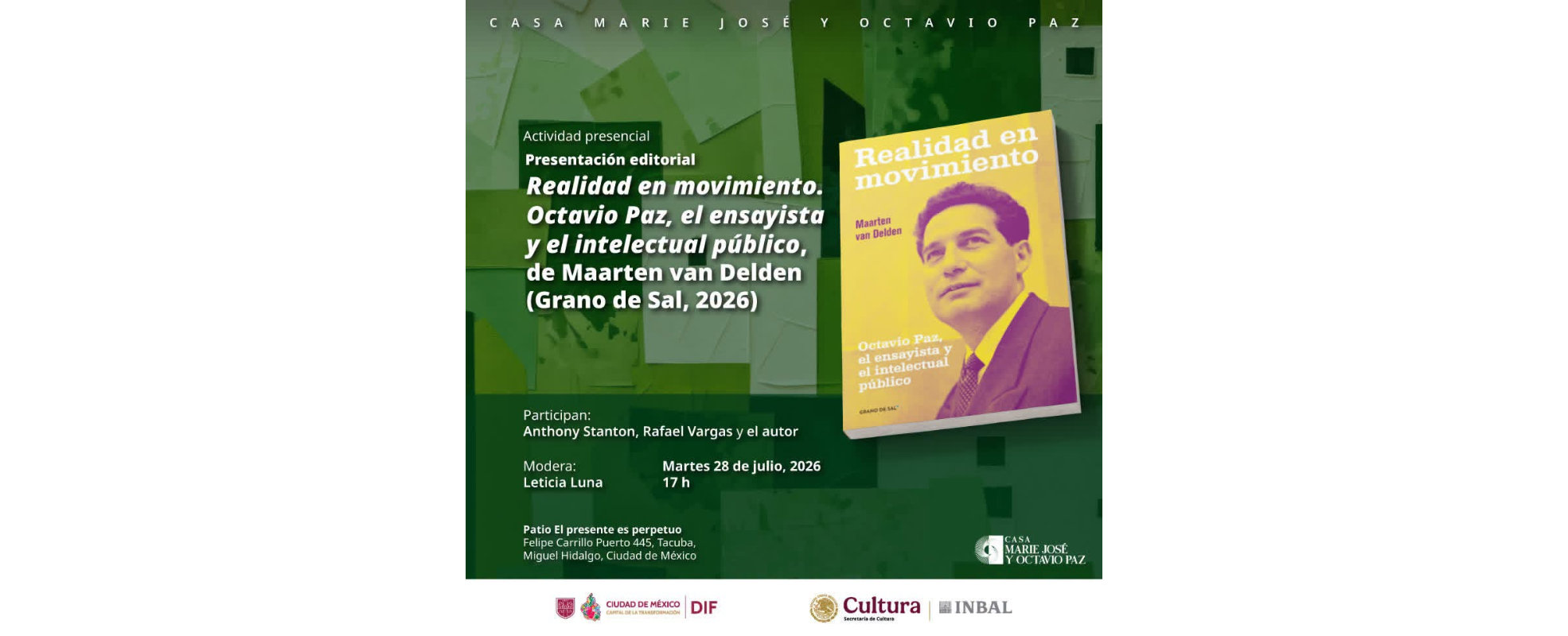 "Realidad en movimiento" revisita el legado intelectual de Octavio Paz