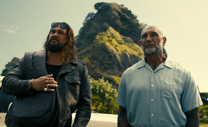 Prime Video revela las primeras imágenes de la película "Equipo Demolición", protagonizada por Jason Momoa y Dave Bautista