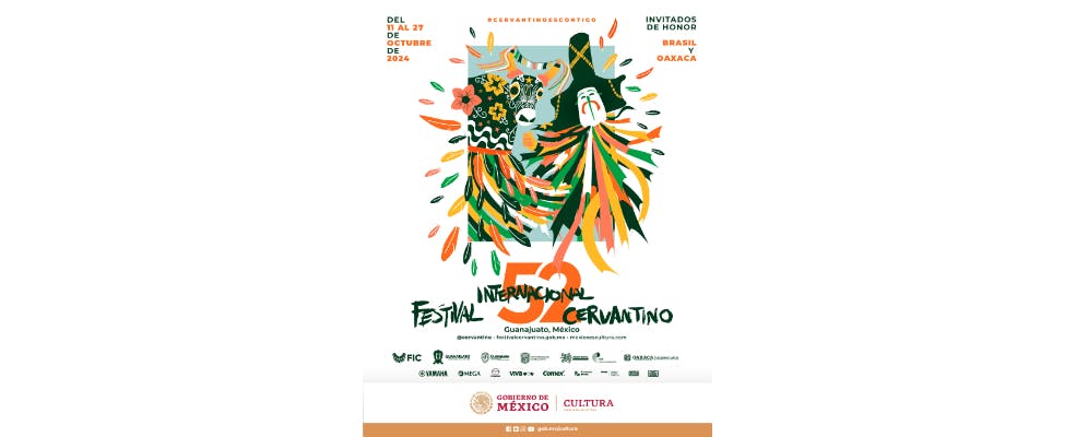 El Festival Internacional Cervantino revela el cartel para su edición 52: un homenaje a Oaxaca y Brasil