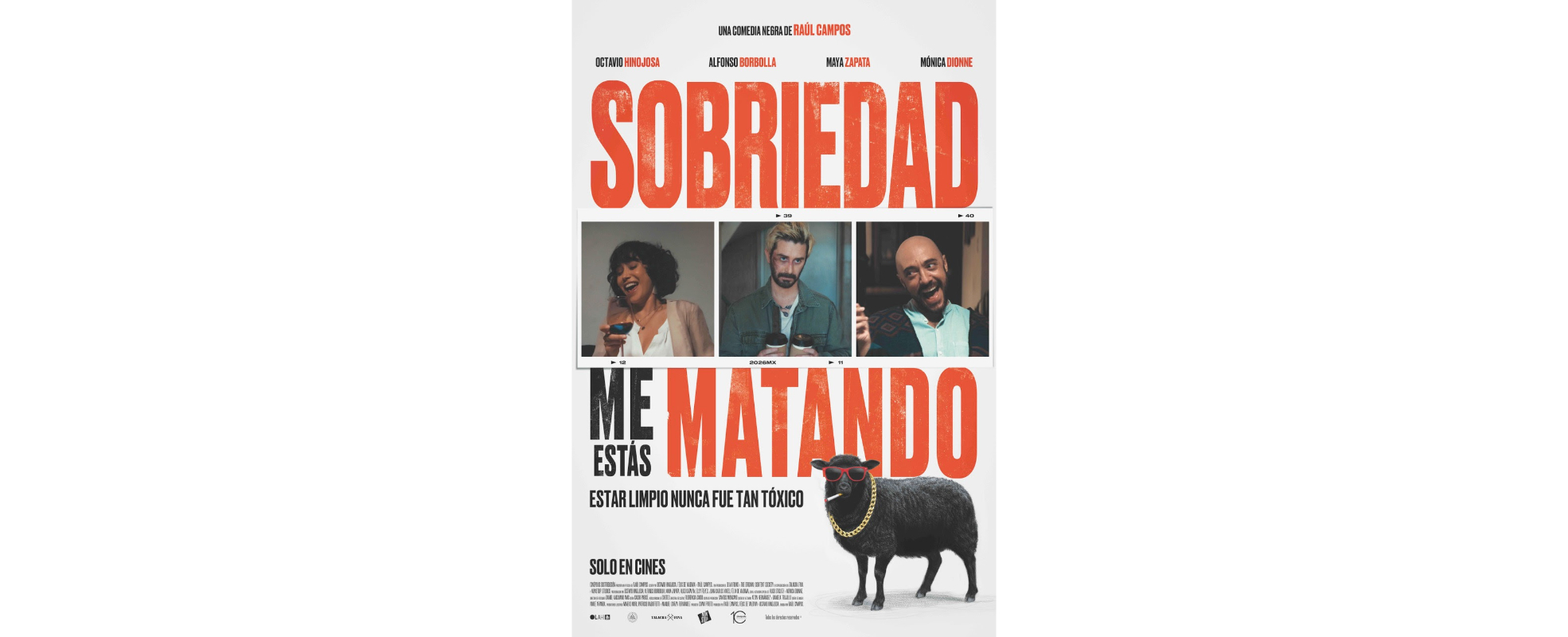 La comedia negra "Sobriedad Me Estás Matando" llegará a cines el 29 de enero