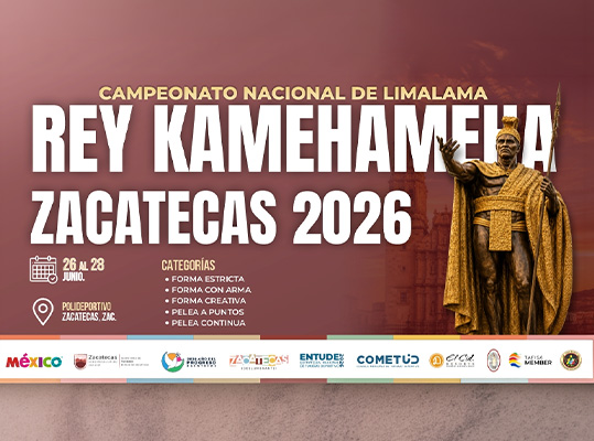 CAMPEONATO NACIONAL REY KAMEHAMEHA, ZACATECAS 2026