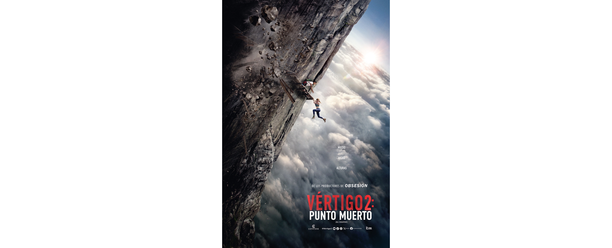 “Vértigo 2”, nueva historia de supervivencia, llegará a cines el 24 de septiembre