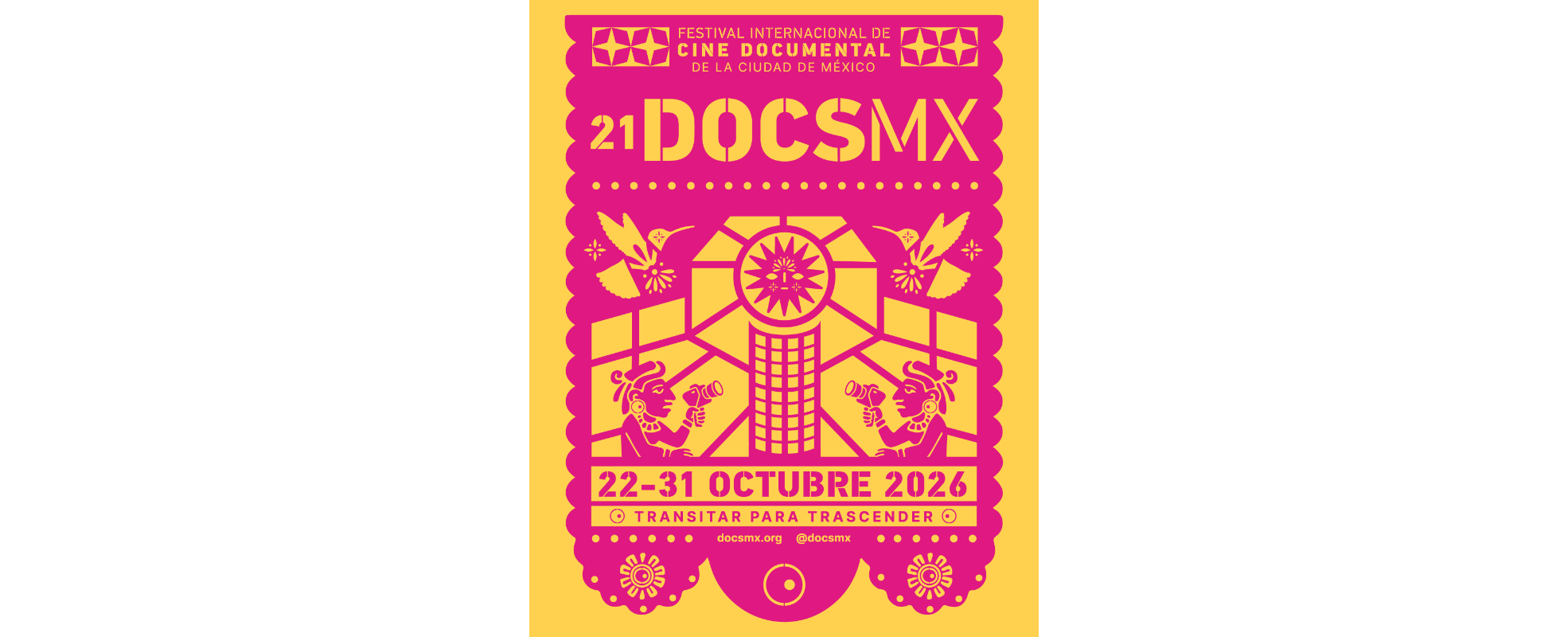 Transitar para trascender. DocsMX presenta la imagen oficial de su edición 21