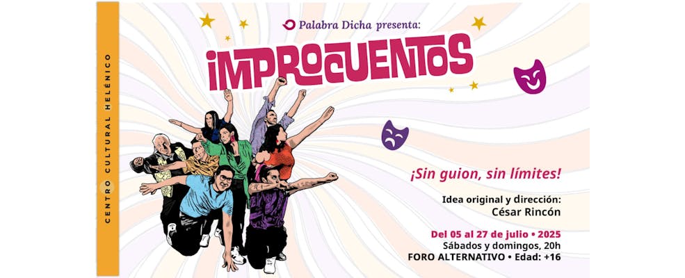 Improcuentos": la competencia oral donde las historias nacen en tiempo real se presenta en el Foro Alternativo