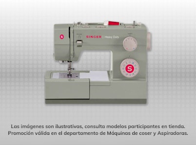 Máquinas de coser y aspiradoras