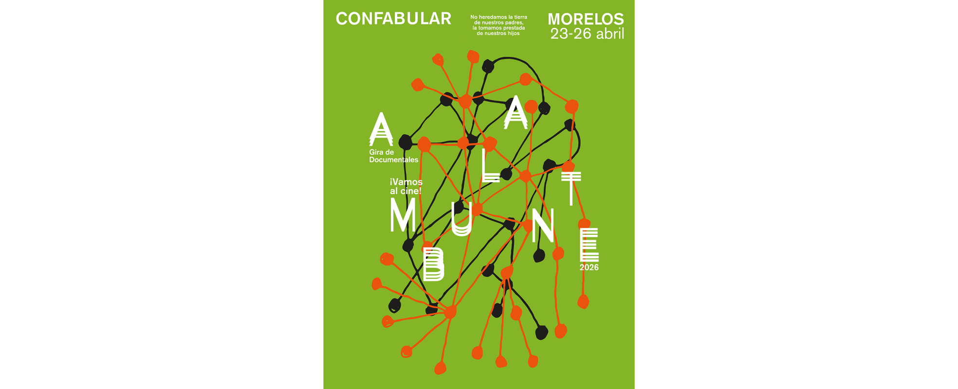 Ambulante regresa a Morelos. La Gira pasará por Cuernavaca, Tepoztlán, Yautepec, Cuautla y Temoac entre el 23 y el 26 de abril