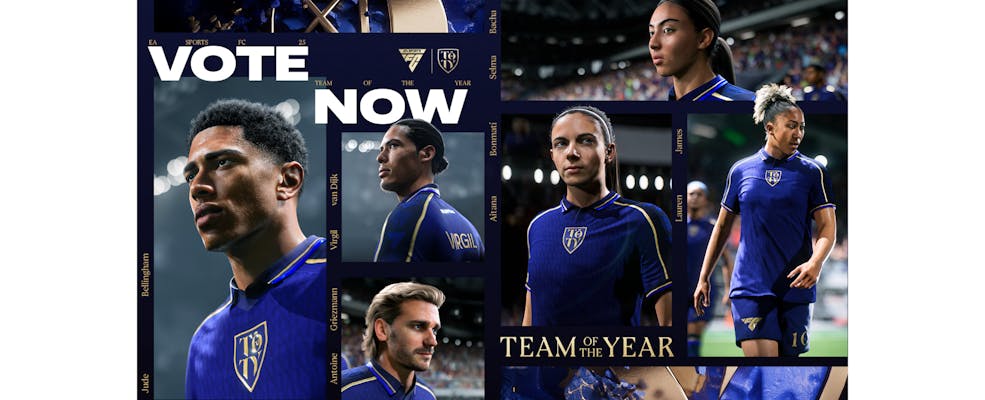 El Equipo del Año (Team of the Year) de EA Sports FC ya está aquí, honrando a los mejores jugadores y jugadoras de todo el mundo