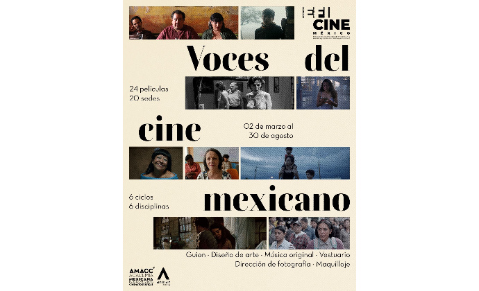 La AMACC presenta "Voces del cine mexicano", circuito nacional de exhibición