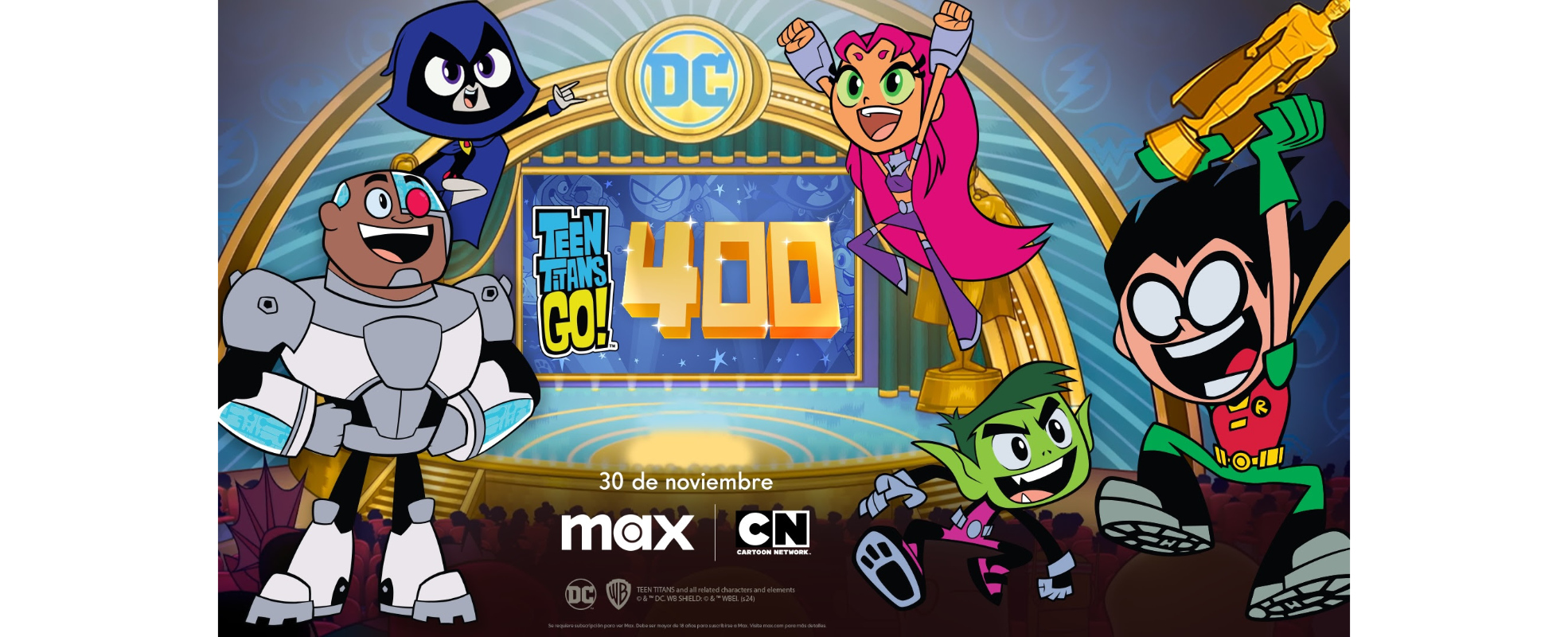 El episodio 400 de los ‘Jóvenes Titanes en acción’ llega a Max y a Cartoon Network