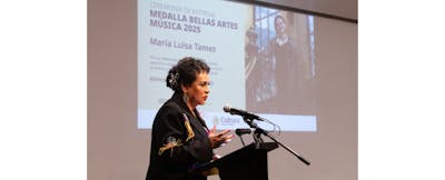Otorgan la Medalla Bellas Artes 2025 en música a la mezzosoprano María Luisa Tamez