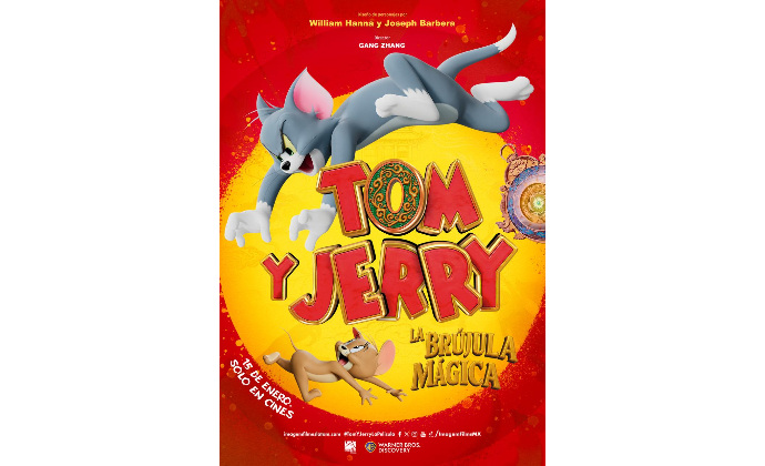 Viaja en el tiempo con el nuevo tráiler de "Tom y Jerry: La Brújula Mágica"