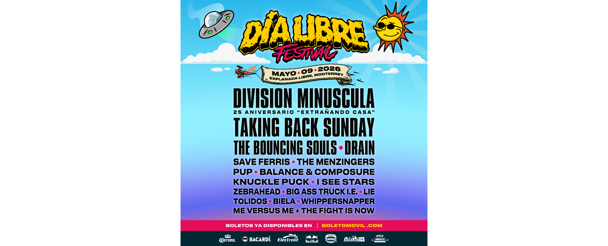 Día Libre Festival revela el lineup del soundtrack de tu vida